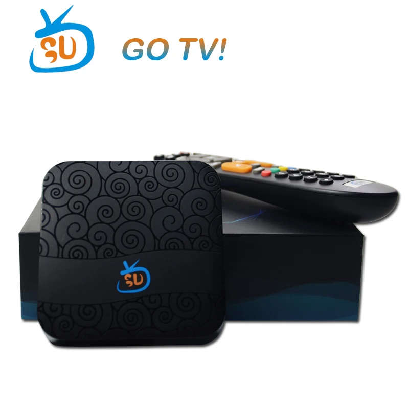 Один год IPTV обслуживание GOTV BOX Android 7 1 Amlogic S905X четырехъядерный H.265 4 К | Электроника