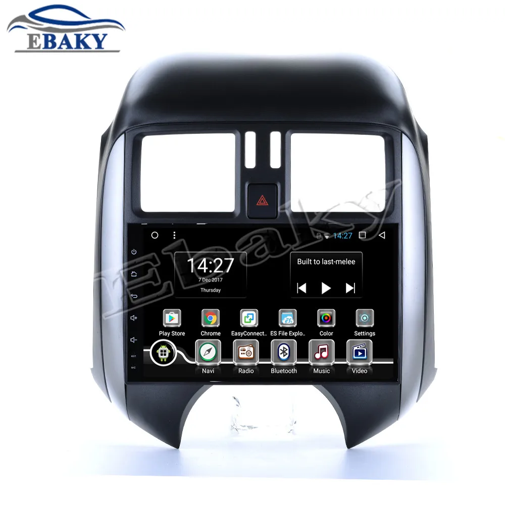 Sale NaviTopia 9inch 1GB/2GB RAM Quad Core/Octa Core Android 7.1/8.1 Car DVD Radio for Nissan Sunny 2011 2012 2013 with GPS/wifi/maps 9