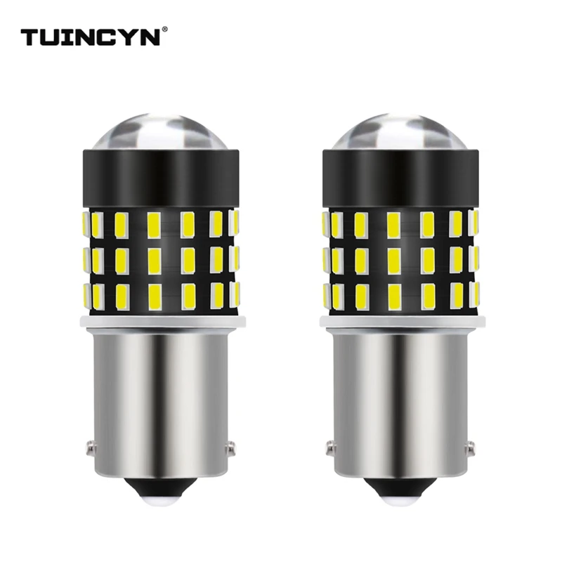 TUINCYN 2 шт. P21W светодиодный 1156 BA15S луковицы огни автомобиля сигнала поворота