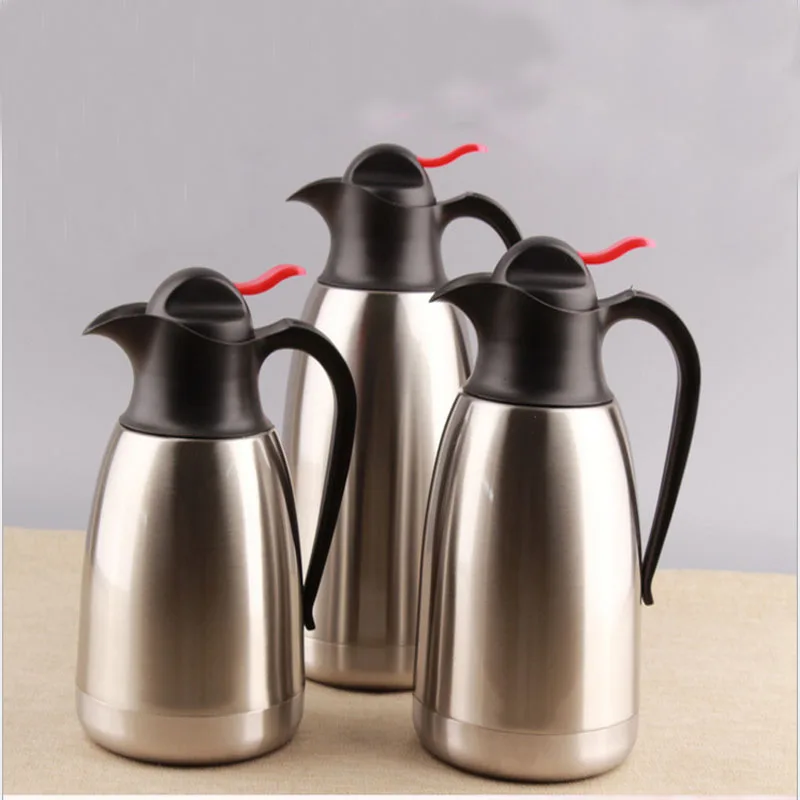 2L Big Capacity Stainless Steel Vacuum Flask Creative Household Vacuum