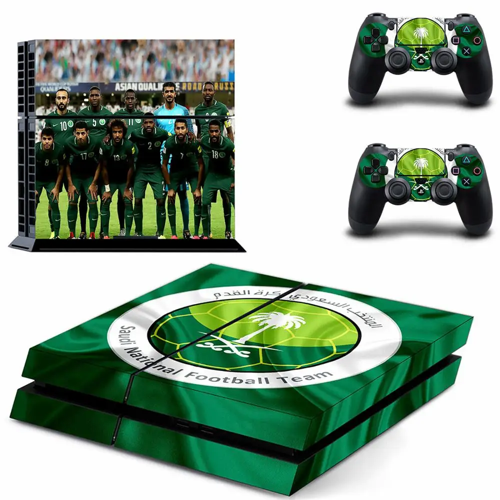 

Saudi Arabia Football Team PS4 Skin Sticker Decal Vinyl for Sony Playstation 4 Console and 2 Controllers PS4 Skin Sticker