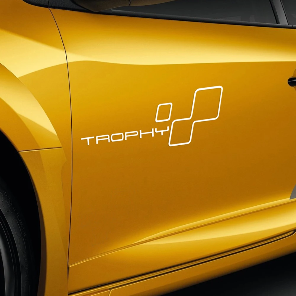 عاكسة الباب سباق الجانب الكأس سيارة ملصقا صائق لرينو الرياضة كليو كأس Twingo ميغان 2 RS GT فلوينس لوغان اكسسوارات