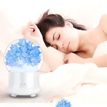 3D эффект стекло цвет насыщенный ароматический увлажнитель воздуха машина изменение цвета ночник увлажнитель для дома дропшиппинг