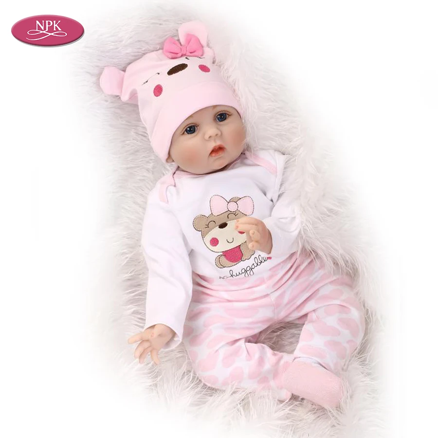 soft silicone reborn bebe gils doll lifelike bebe  menina bonecas  (5)