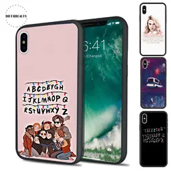 DIFFRBEAUTY телефон чехлы для iPhone X 8 6 S 7 6 Plus 5 Прекрасный странные вещи узор Рождественские огни силиконовые жесткий чехол Коке