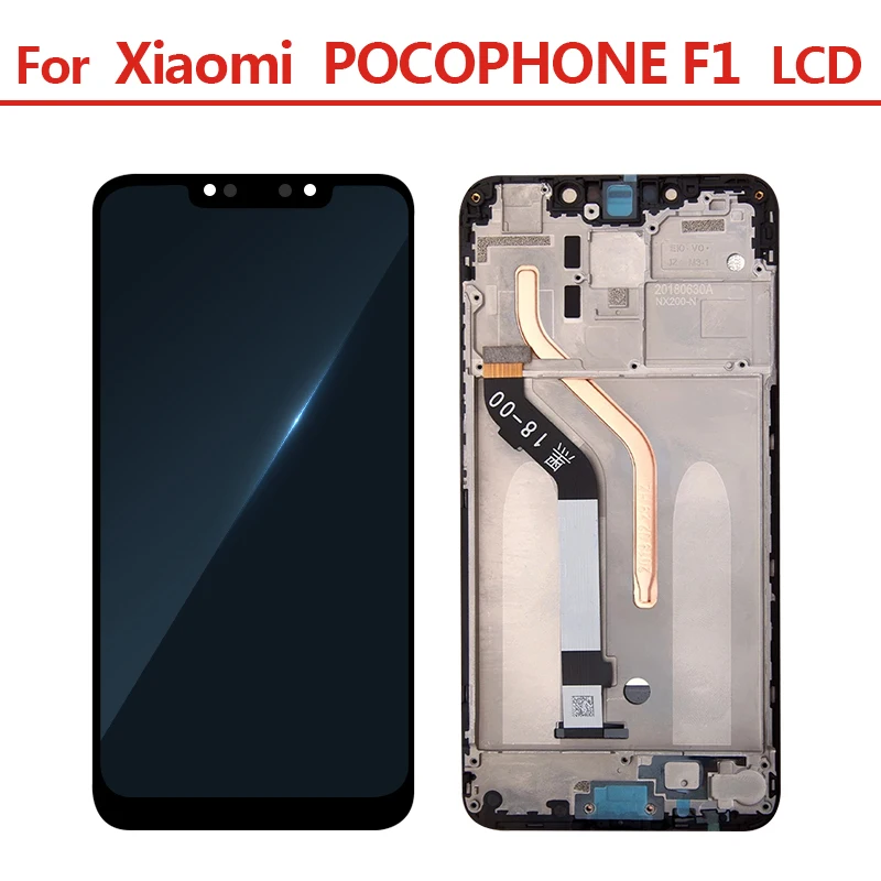 ЖК экран с дигитайзером для Xiaomi Mi Pocophone F1 сменный сенсорный Poco запчасти в сборе