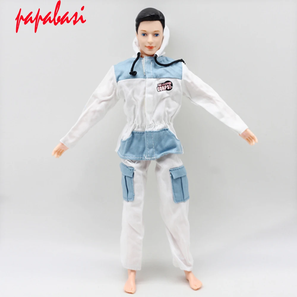 Один набор кукла принца повседневная одежда ручной работы модные солдатские наряды для 1/6 мальчика firend куклы Кен игрушки W010