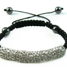 Лидер продаж! DHL! Лучший 10 мм Micro мозаичный диско-шар из бисера трубка браслета женщины мужчины много ювелирных изделий Кристалл Шамбалы