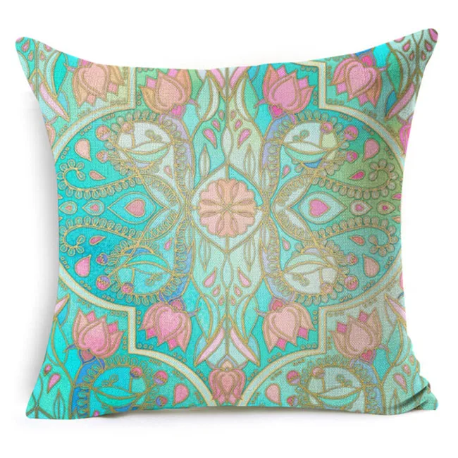 

Modern Geometric Square Cushion Stripe Printed Decoration Car Chair Waist Throw Pillow Home Decor Cojines Decoracion Cojin Sofa