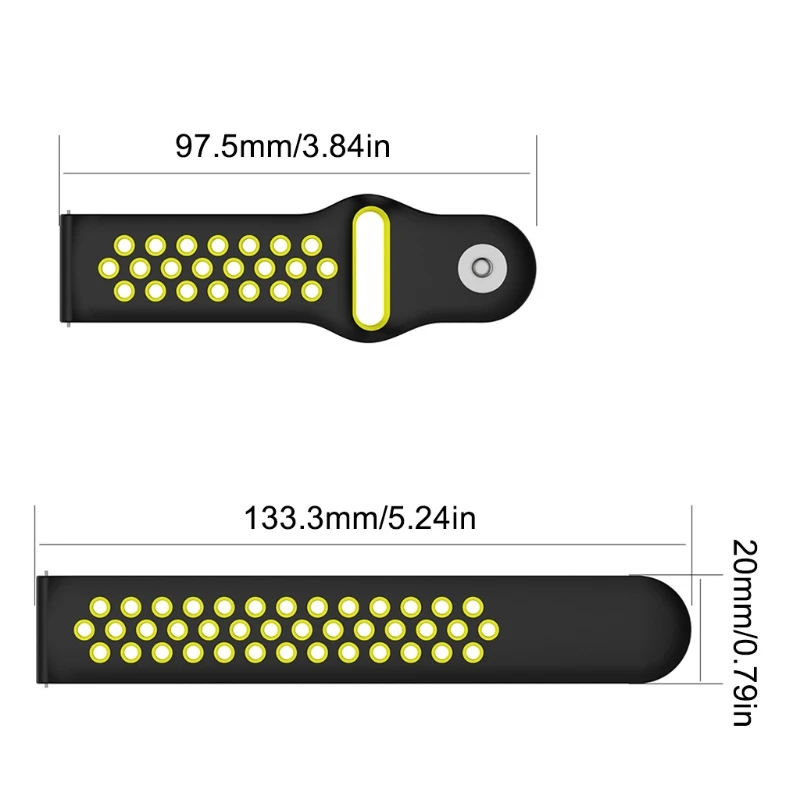 20 мм 22 ремешок для часов Xiaomi Huami Amazfit Youth Bip PACE Samsung Gear S3 S2 Classic Sport Garmin Vivoactive
