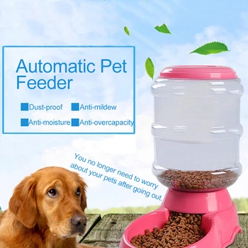 E01 3.5L Automatic Pet Feeder For Cats & Dogs pet bowls Feeding bowl container to automatically add food for pets