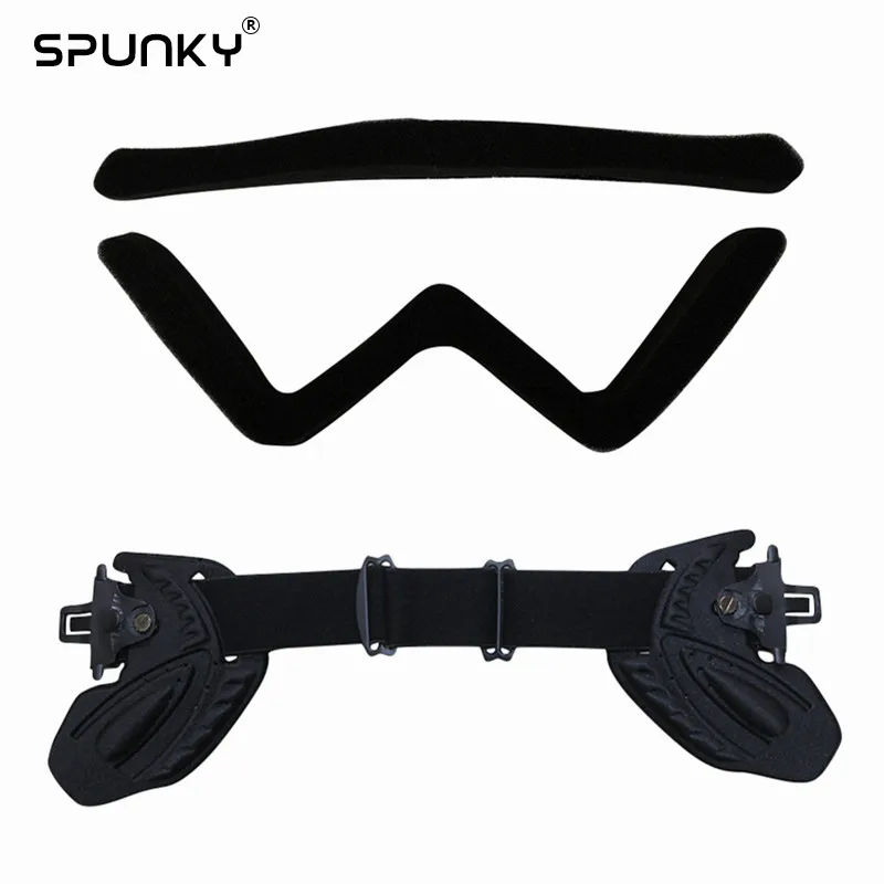 

DYE I4 Paintball Mask Replacement Foam / Ears / Strap without Logo Black Color