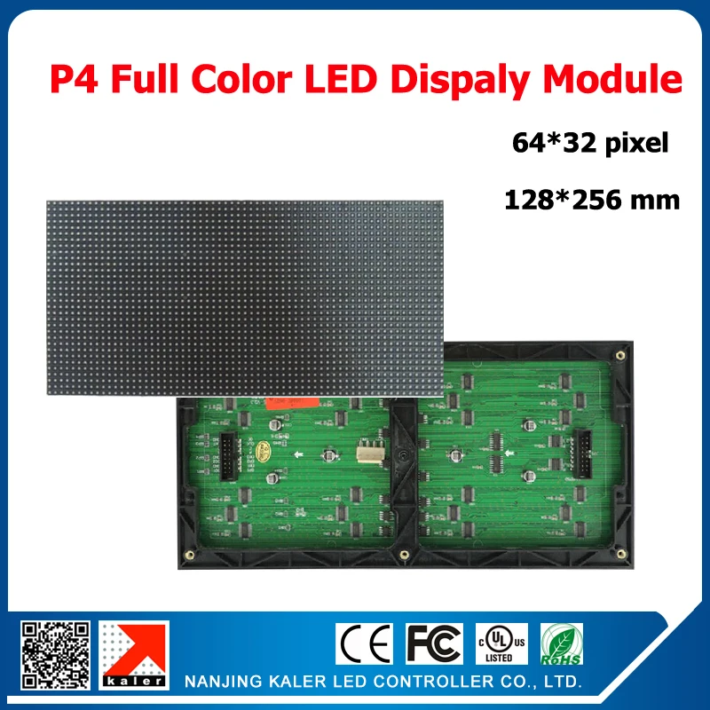 

TEEHO Factory price 3in1 SMD LED panel screen unit pcb module led p4 mm 64*32 pixel led module cabinet p4 rgb led module