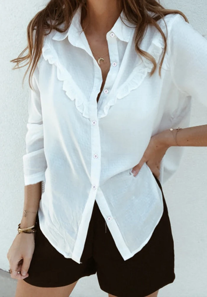 plain white dress shirt womens