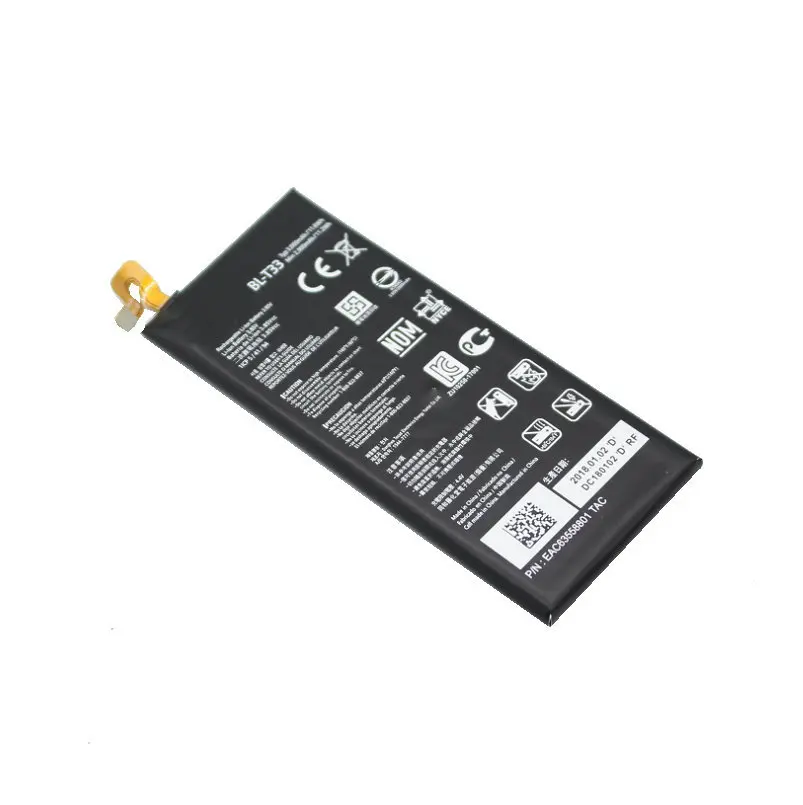 

5pcs /lot 3000mAh BL-T33 BL T33 Replacement BATTERY for LG Q6 M700A M700AN M700DSK M700N Batteries
