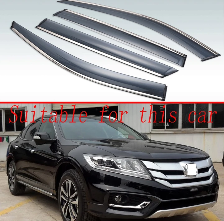 Защитное стекло для Honda Crosstour 2011 2012 2013 2014 2015 2016 пластик внешний козырек тенты окно
