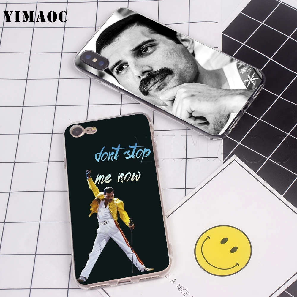 YIMAOC Queen Freddie Mercury силиконовый чехол для Samsung Galaxy S7 S8 S9 Edge Plus J3 J5 J7 A5 A6 A8 Note 8 9|Бамперы| |