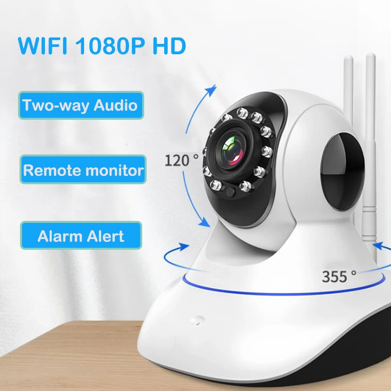 

1080P IP Camera Wireless Home Security Smart WiFi Camera WI-FI Audio Record Surveillance Night Vision CCTV Camera Baby Monitor