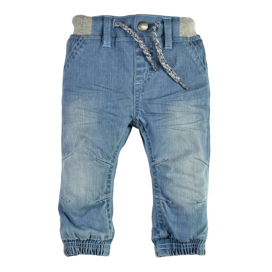 HSIN1609005-1Infant Baby Boys&Girls Jeans Kids Winter Warm Denim Jeans Double Layers Harem Pants Newborn Bebe Trousers Toddler Crawling Pants