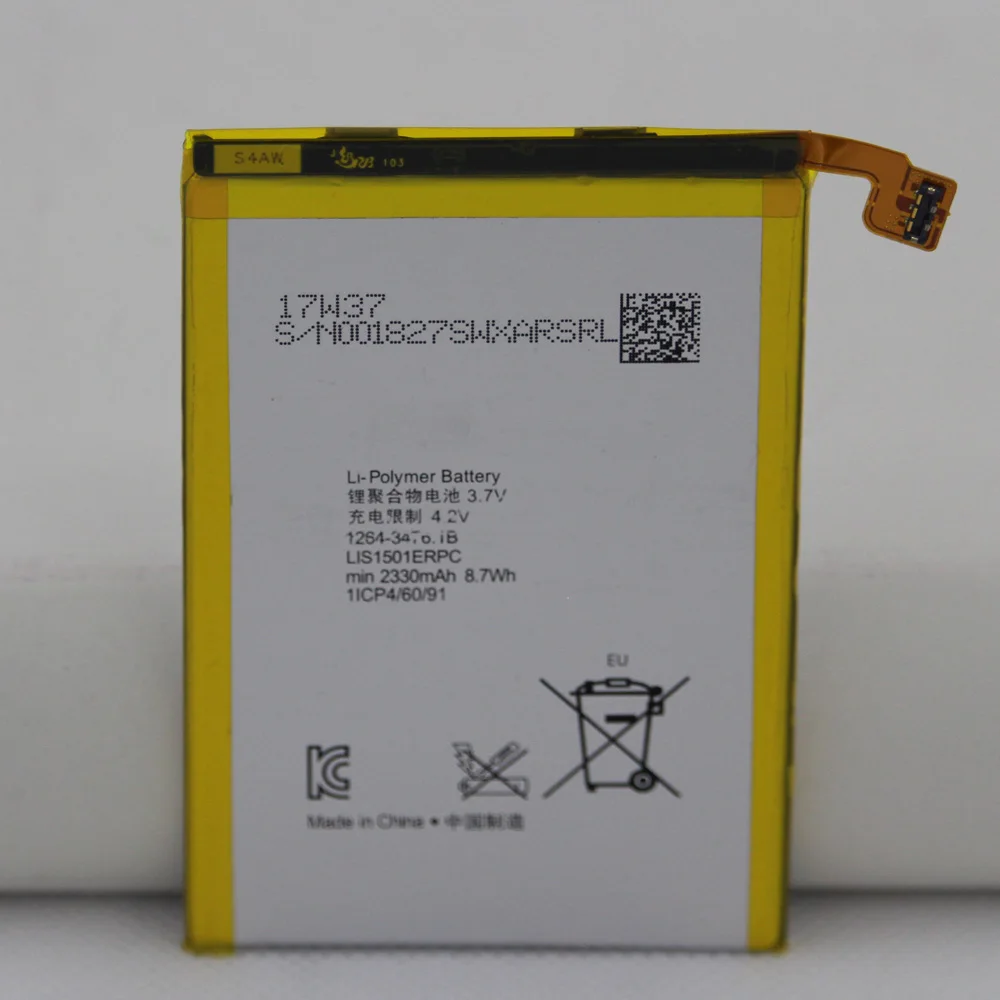 ISUNOO 10 шт./лот 2330 мАч LIS1501ERPC Аккумулятор для телефона Sony L35h Xperia ZL ZQ C650X Сменные