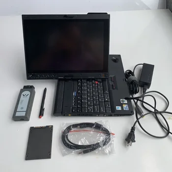 

new full Chip OKI VAS6154 O.dis V5.13 E-lsawin wireless auto Car Diagnostic Scanner tool Used X200T Laptop Software 480G SSD