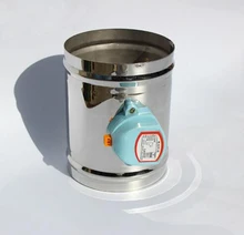 150MM Stainless steel air valve seal type, 220VAC Air damper air tight type, 6″ ventilation pipe valve