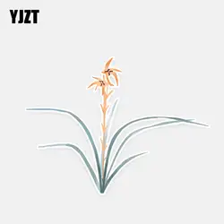 YJZT 13,3*9,9 см Красивые цветы Декор наклейки автомобиля Высокое качественное моделирование 11A1041