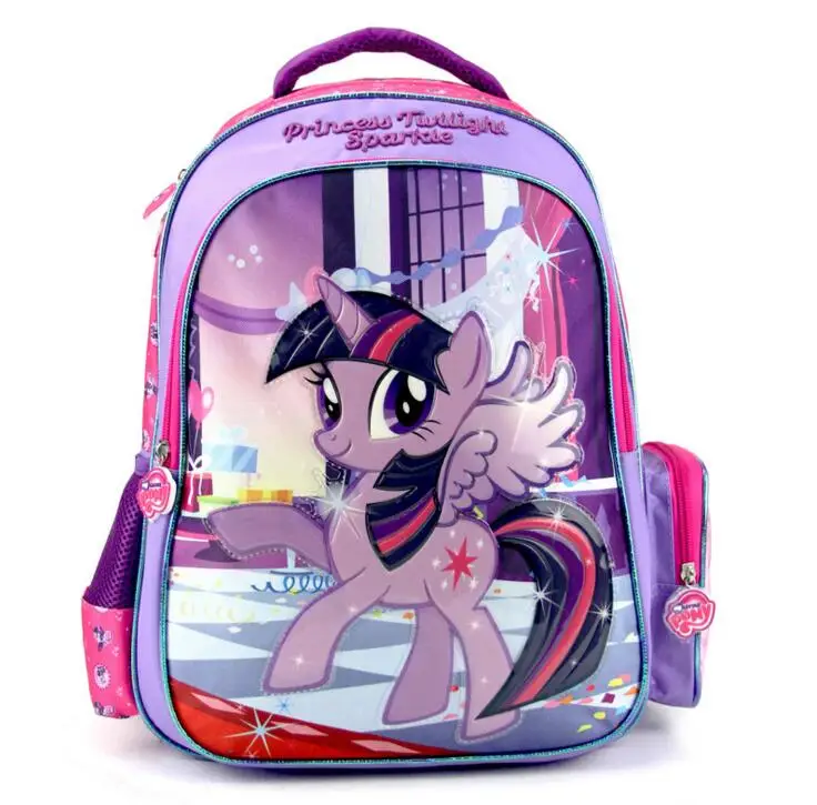 New font b Kids b font Lovely Cartoon Schoolbag My Little Pony Girls font b Backpack