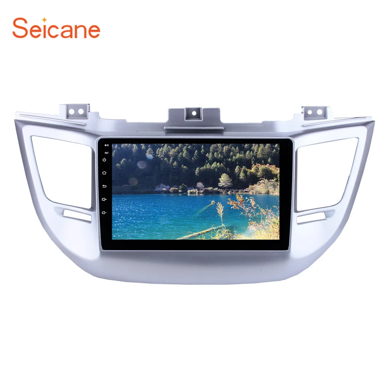 Seicane 2din 2.5D ips Android 8,1 8-ядерный автомобиль радио мультимедиа плеер для hyundai TUCSON gps навигации