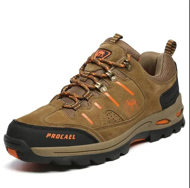 

Men Hiking Shoes New Male Sports Outdoor Trekking Hunting Tourism Mountain Climbing Shoes Sneakers Big Size 38-45