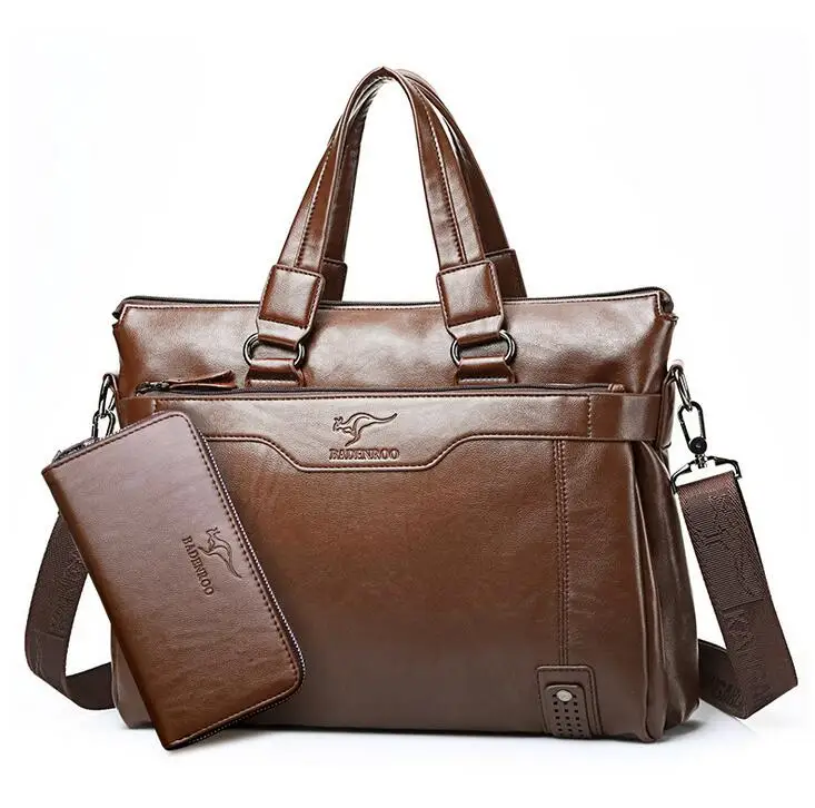 2017 Men Casual Briefcase Business Shoulder Leather Messenger Bags Computer Laptop Handbag Men's Travel Bags handbags H288 2017 men casual briefcase business shoulder leather messenger bags computer laptop handbag men s travel bag handbags crazy horse