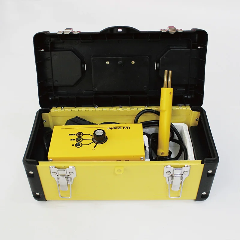 

hot stapler repair kit car bodywork hand tools welder gun with staples wave corner flat 220V 110V auto plastic welding bumper