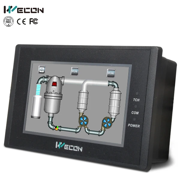 4 3 Inch Hmi Built In Scada Software Without Logo Support Customization