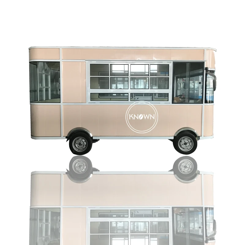

2019 fashion electric food trailer mobile food truck with food equipment cart