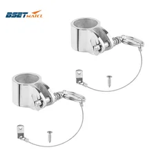 2 шт. SS316 челюсти скользящий зажим с быстроразъемным штифтом 1 дюймов 25 мм Бимини Топ навесные скользящие фитинги аппаратные средства морской лодки