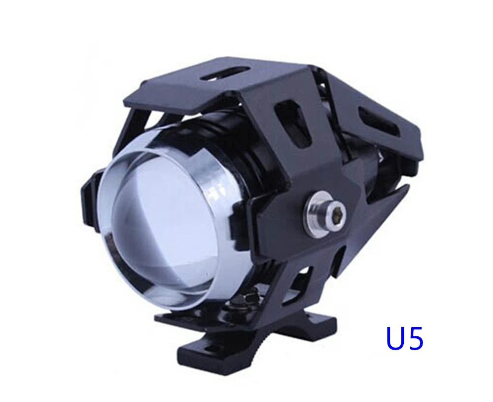 U5/U7 белый moto rcycle фары вспомогательная лампа led rbike прожектор аксессуары 12 V DRL пятно