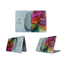 Сумка для ноутбука Чехол теперь для MacBook Air 13 случай Pro 13 15 Retina Для мужчин Для женщин Сумки Тетрадь рукавом цветной рисунок+ крышка клавиатуры