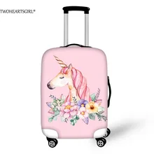 TWOHEARTSGIRL Fresh Unicorn Thick Luggage Protective Covers Stretch Suitcase 3D Printing Kids Trolley Cases Cover for 18-30 inch TWOHEARTSGIRL Fresh Unicorn Thick Luggage Protective Covers Stretch Suitcase 3D Printing Kids Trolley Cases Cover for 18-30 inch