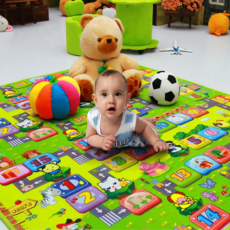 180CM Infant Baby Play Mat Childen Rugs Baby Climb Blanket Outdoor Indoor Baby Activity Mat