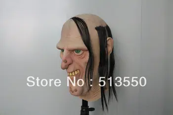 

2018 New Halloween Party Cosplay Human Mask Latex Wizard Mask Bunny Mask Disguises of Wizard Face Head Mask
