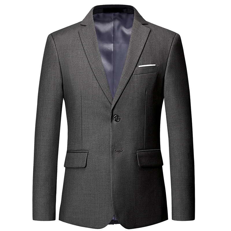 OSCN7 Solid Blazer Men Two Button Slim Fit Casual Business Mens Blazer Jackets Plus Size Fashion Blazers 533B OSCN7 Solid Blazer Men Two Button Slim Fit Casual Business Mens Blazer Jackets Plus Size Fashion Blazers 533B
