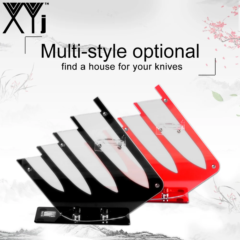 XYj керамический кухонный нож держатель прочный акриловые дверки для кухонных