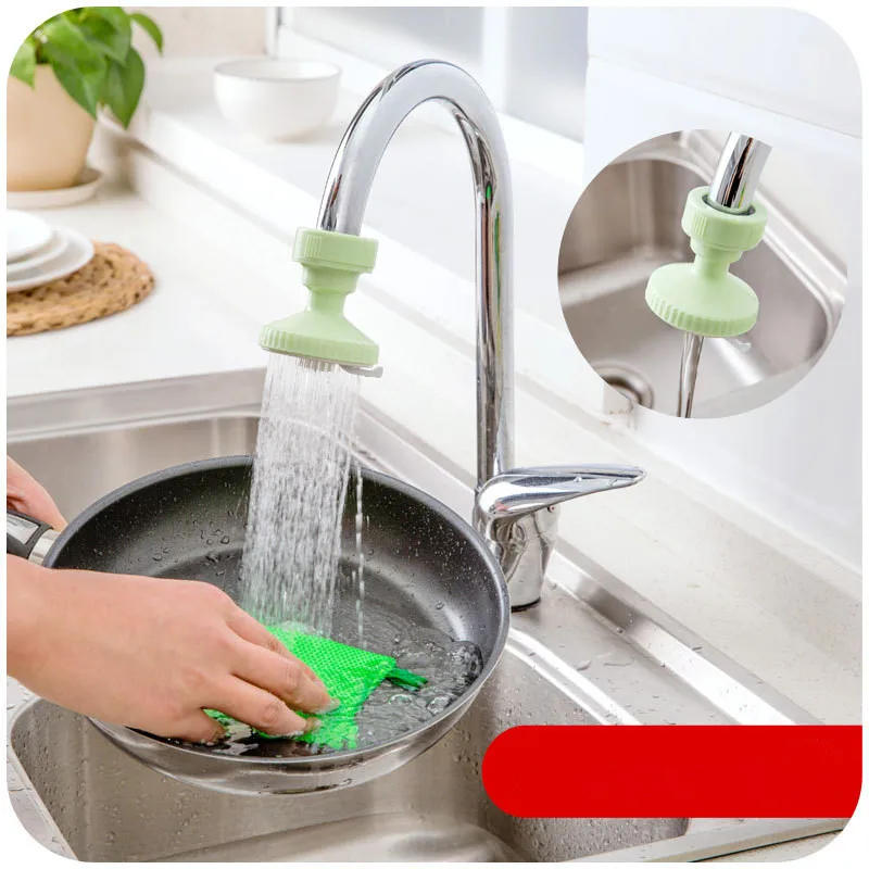 1PC Creative The Tap Shower Rotating Spray Tap Water Filter Valve Water Shower Kitchen Bathroom Tools Free Shipping