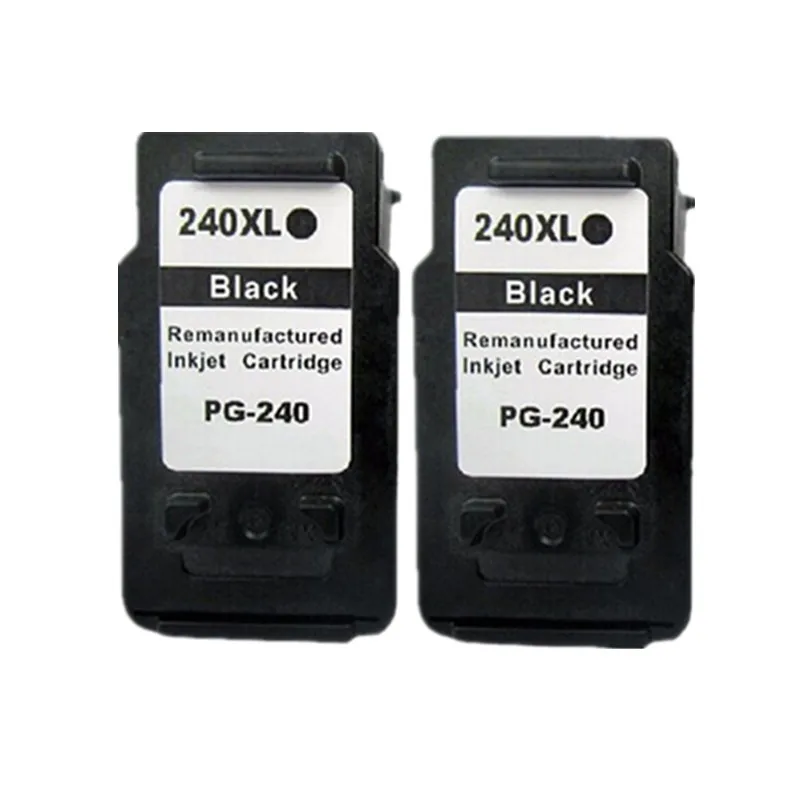 2xBK Показывают уровень чернил PG-240 XL PG-240XL PG240XL PG240 PG 240 240XL чернильный картридж для принтера Canon MX432 MX452 MX512 MX522 MX374 - Цвет: 2xBK