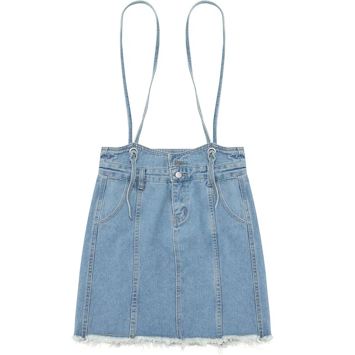 Women Mini Denim Skirt 2018 Summer New Fashion High Waist Short