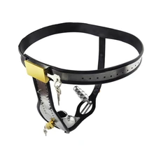 Stainless Steel Male Under wear Chastity Belt Sex toys,Chastity Cage with Anal Plug,Chastity Device,Cock Cage,Penis Lock stainless steel chastity device with silicone catheter pants for men chastity belt dual lock cock cage penis sleeve sex products