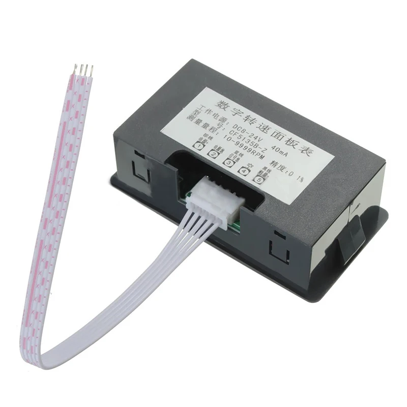 Тахометр NPN Hall 5 9999 об/мин с 3 Проводами|rpm speed|rpm speed metertachometer rpm meter |