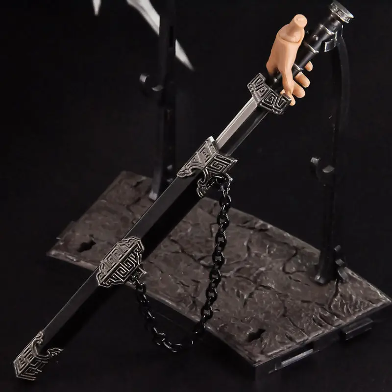

1:6 Scale Ancient Cold Weapon Long Sword Sabre Sword With Sheath For 12" Body Action Figures Doll Accessories