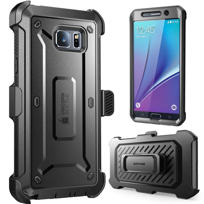 SUPCASE для Galaxy Note 5 Чехол 7 дюйма UB Pro прочная кобура с полным корпусом встроенной
