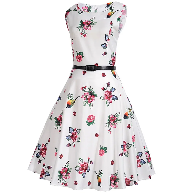 Платье женское винтажное без рукавов большого размера 1950s 60s|plus size dress|summer dressdress